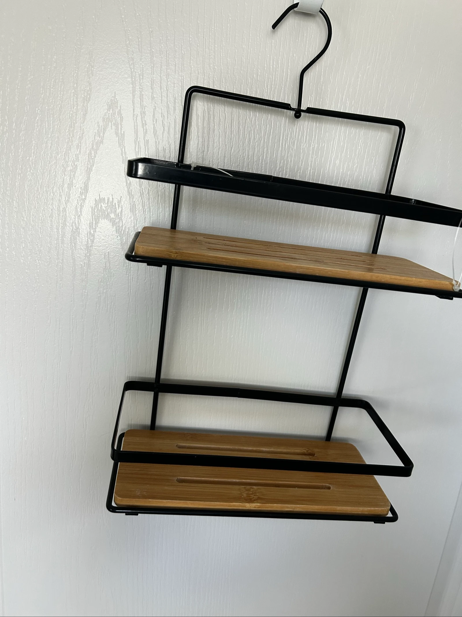 Estante colgante de metal y bambú Maisons du Monde💕 – photo 2